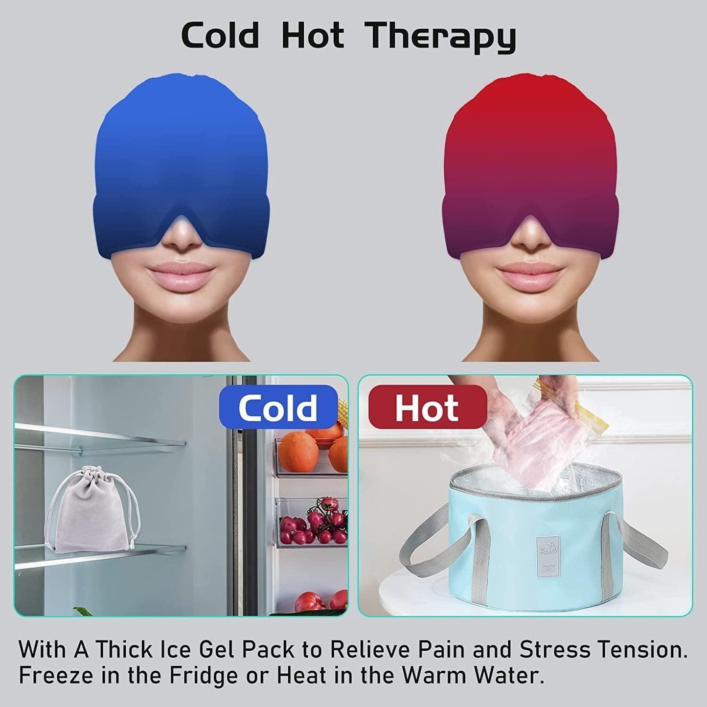 Headache Relief Cold Therapy Cap