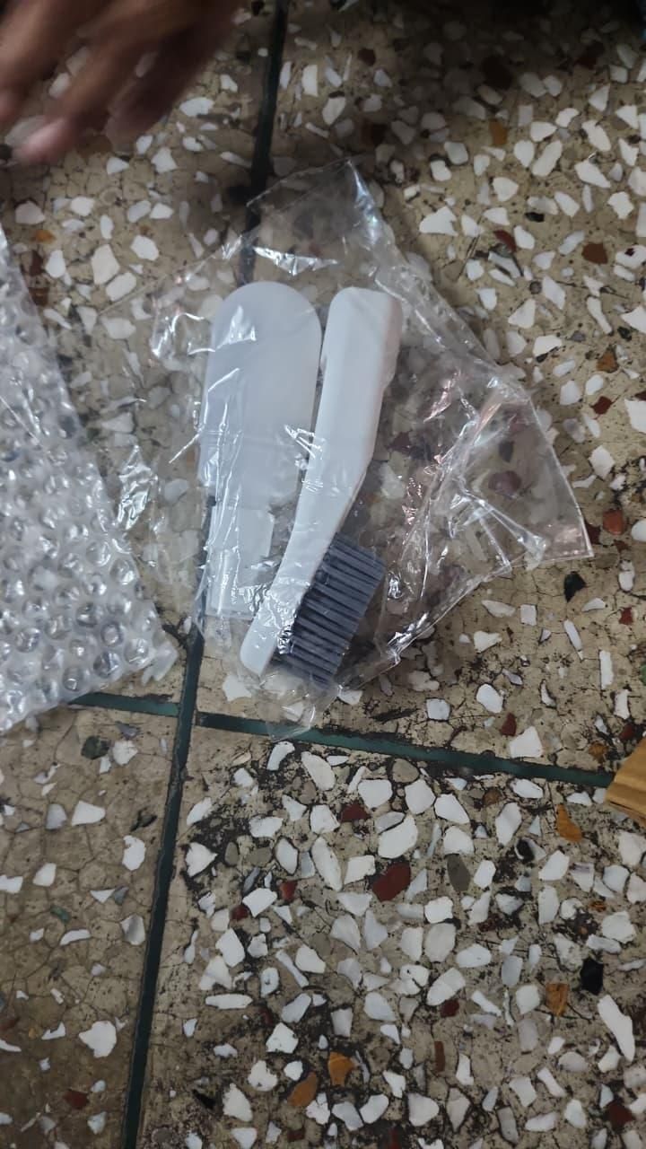 Shoe Cleaning Brush with Liquid Container