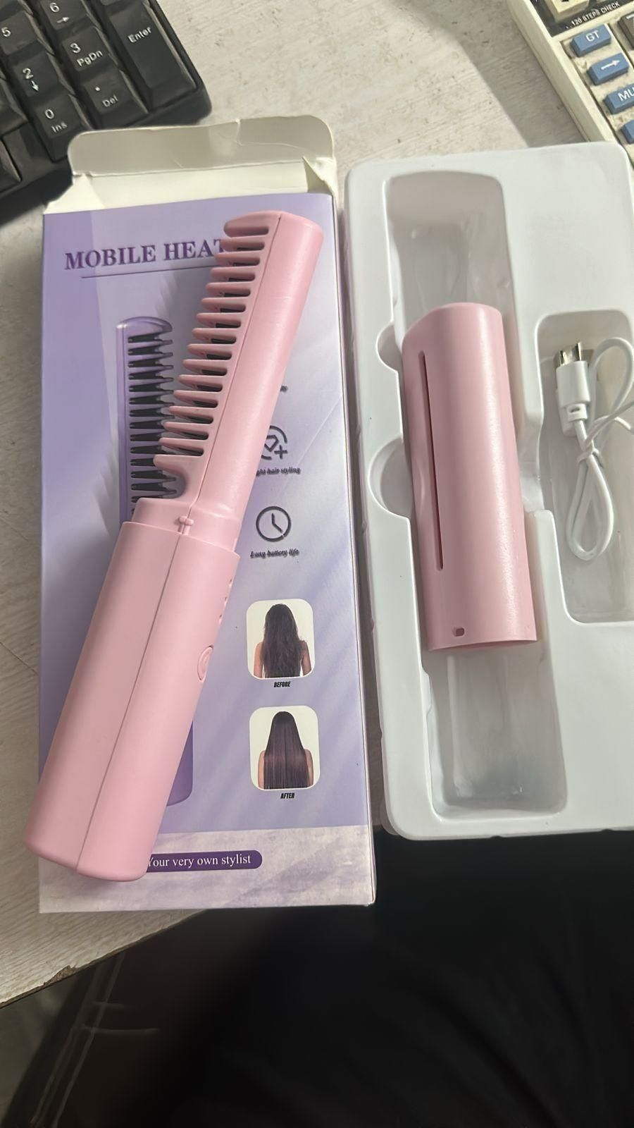 Portable Rechargeable Hair Straightener