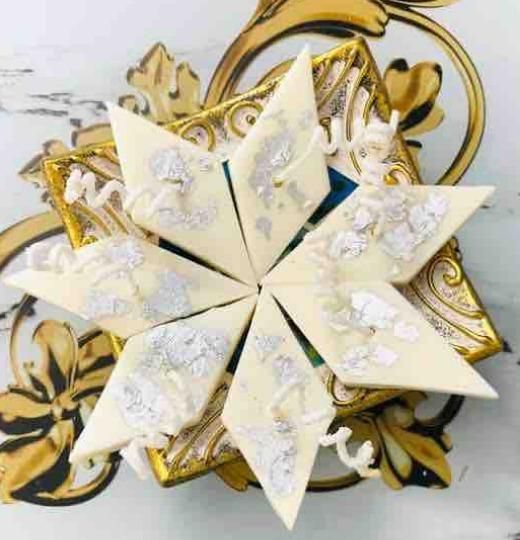 Kaju Katli Dessert Candles for Home Décor (Pack of 12)