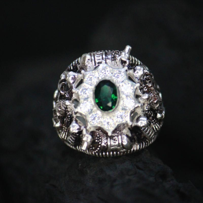 Mahakal Silver Ring for Daily Wear