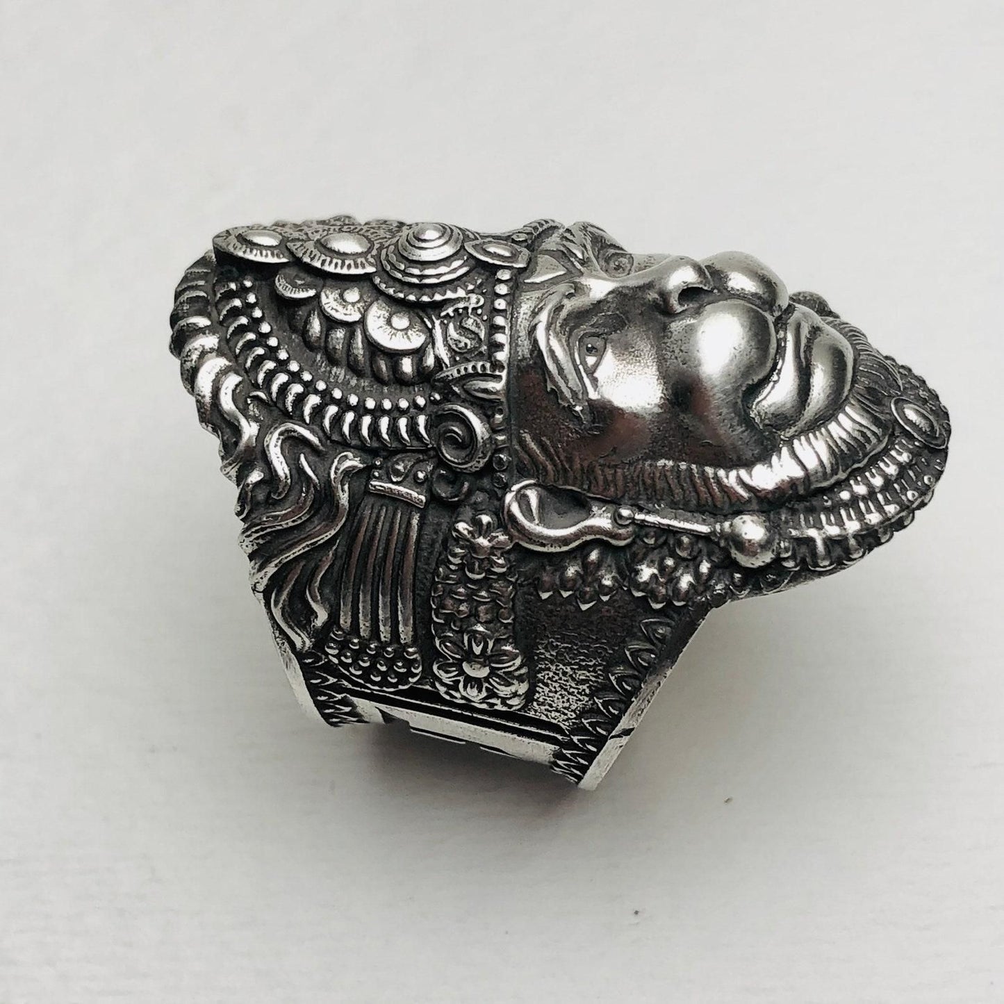 Hanuman Ji Silver Ring for Protection