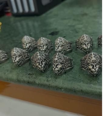 Hanuman Ji Silver Ring for Protection