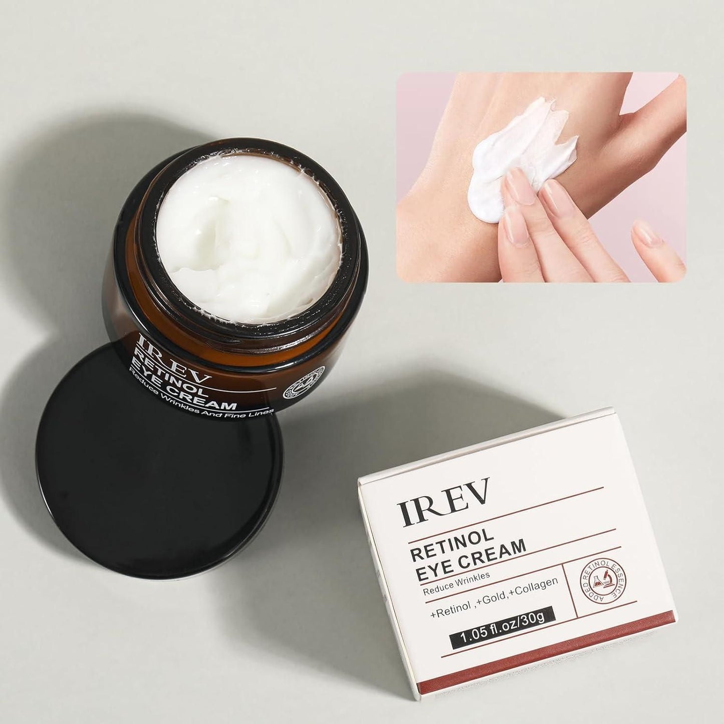 IREV Retinol Eye Cream 30ml, Anti-Aging & Firming