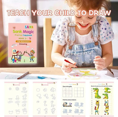 Kids Handwriting Magic Practice Book Set