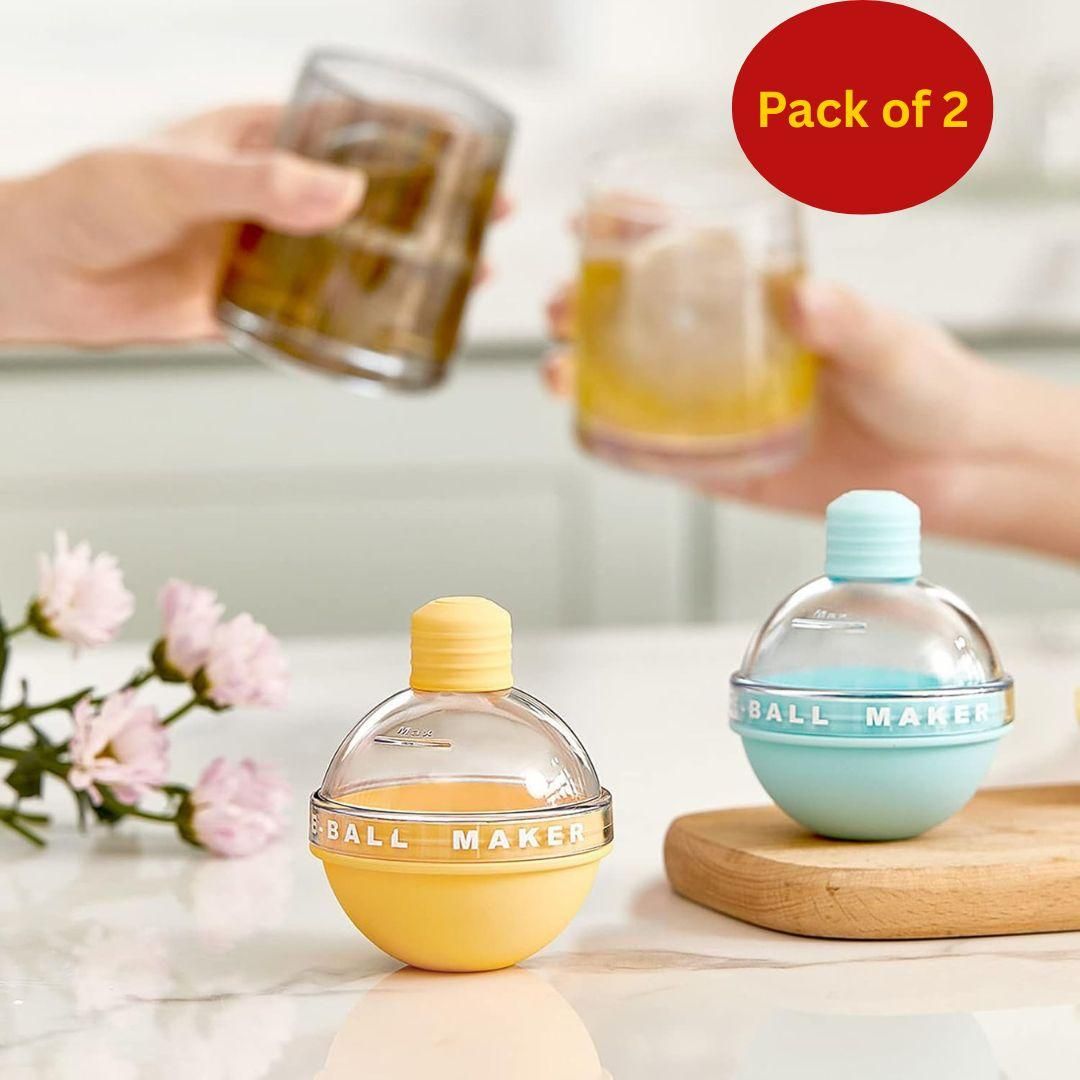 Ice Sphere Maker Mold, Leak-Proof Design