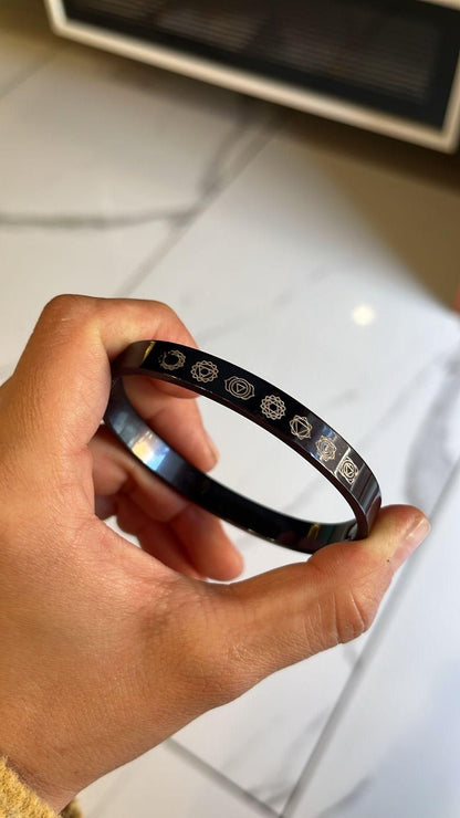 Balance 7 Chakra Kada Bracelet for Men