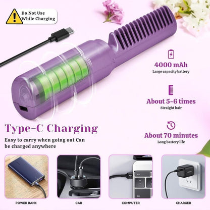 Portable Rechargeable Hair Straightener