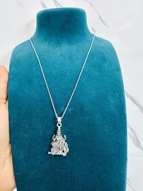 Goddess MahaLaxmi on Hatiji Pendant for Men & Women